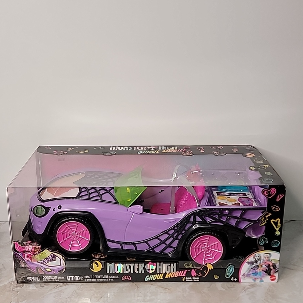 New Monster High Doll Ghoul Mobile Mattel  Vehicle Car...